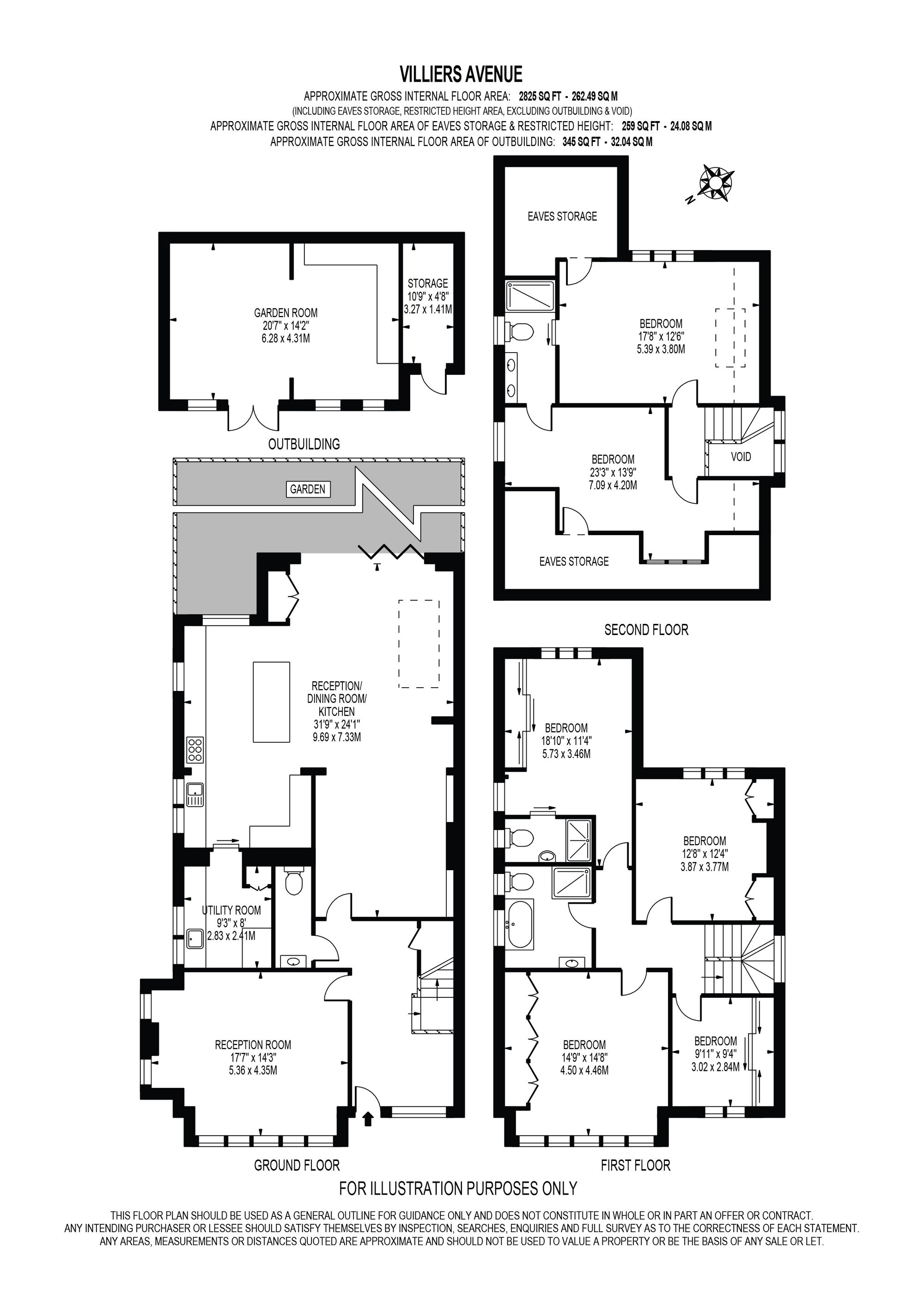 56 Villiers Avenue, Surbiton floorplan