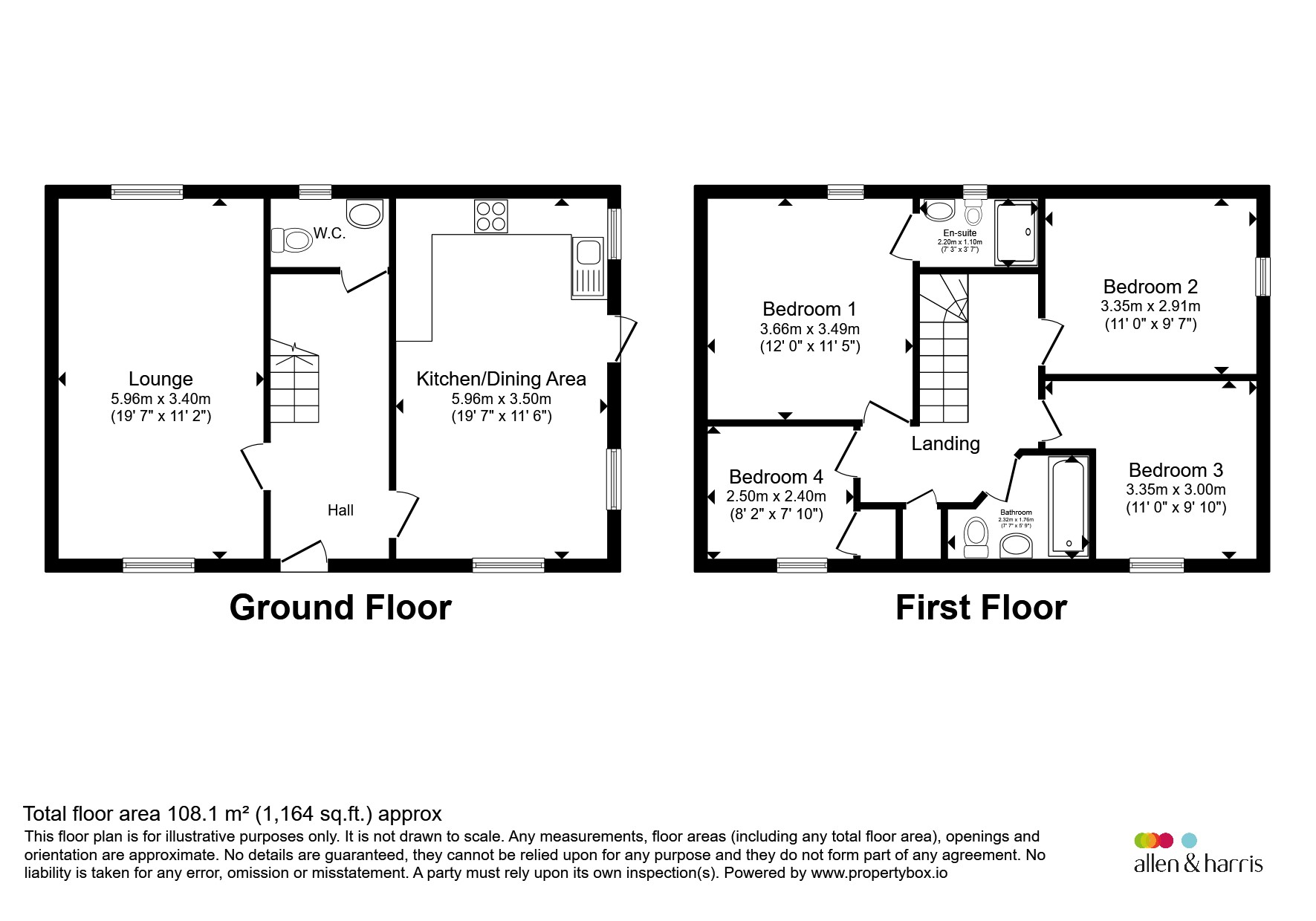 47, Cottingham Drive, Cardiff floorplan