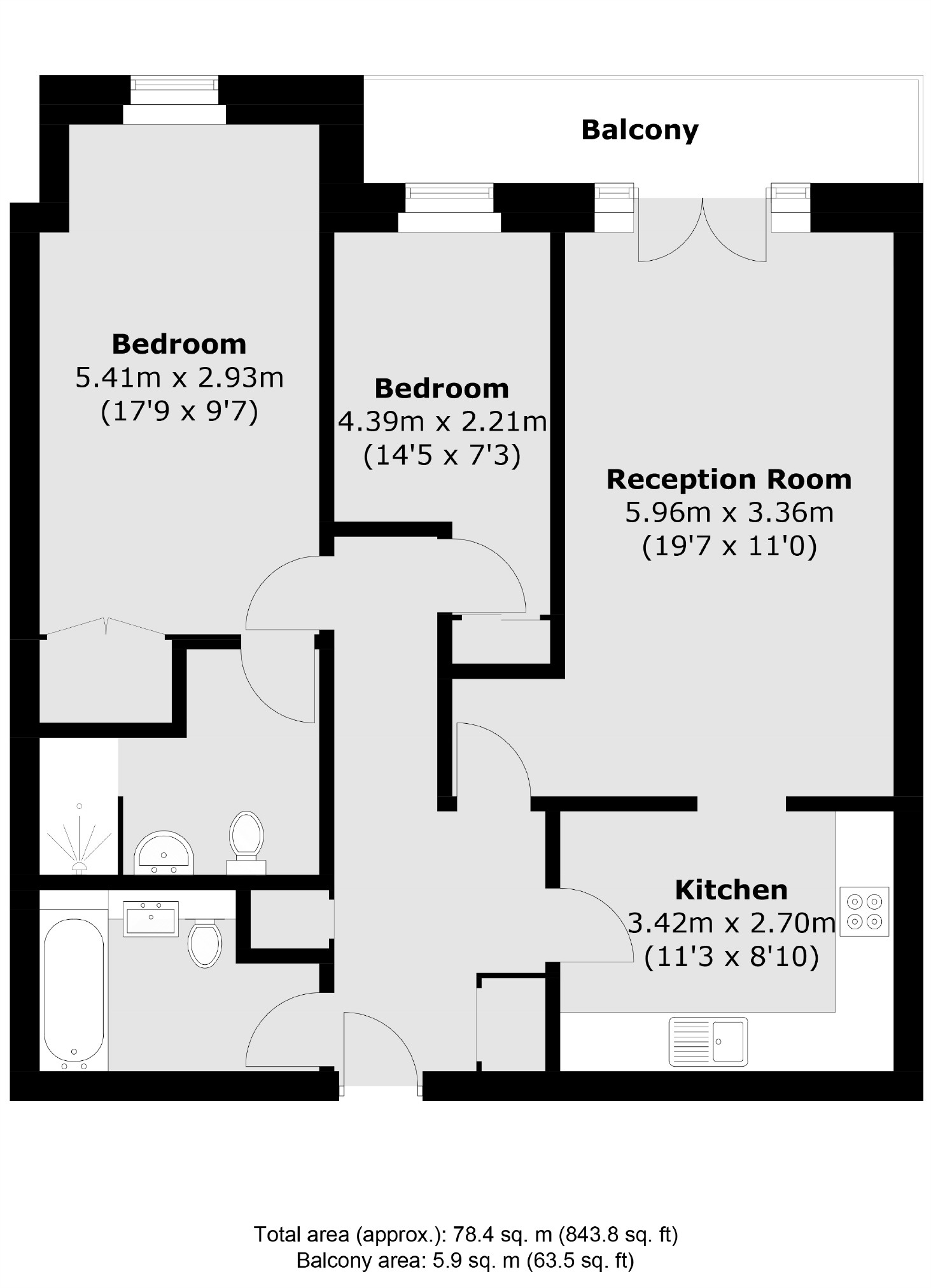 Flat 25, Greycoat House, 27, Greycoat Street, London floorplan