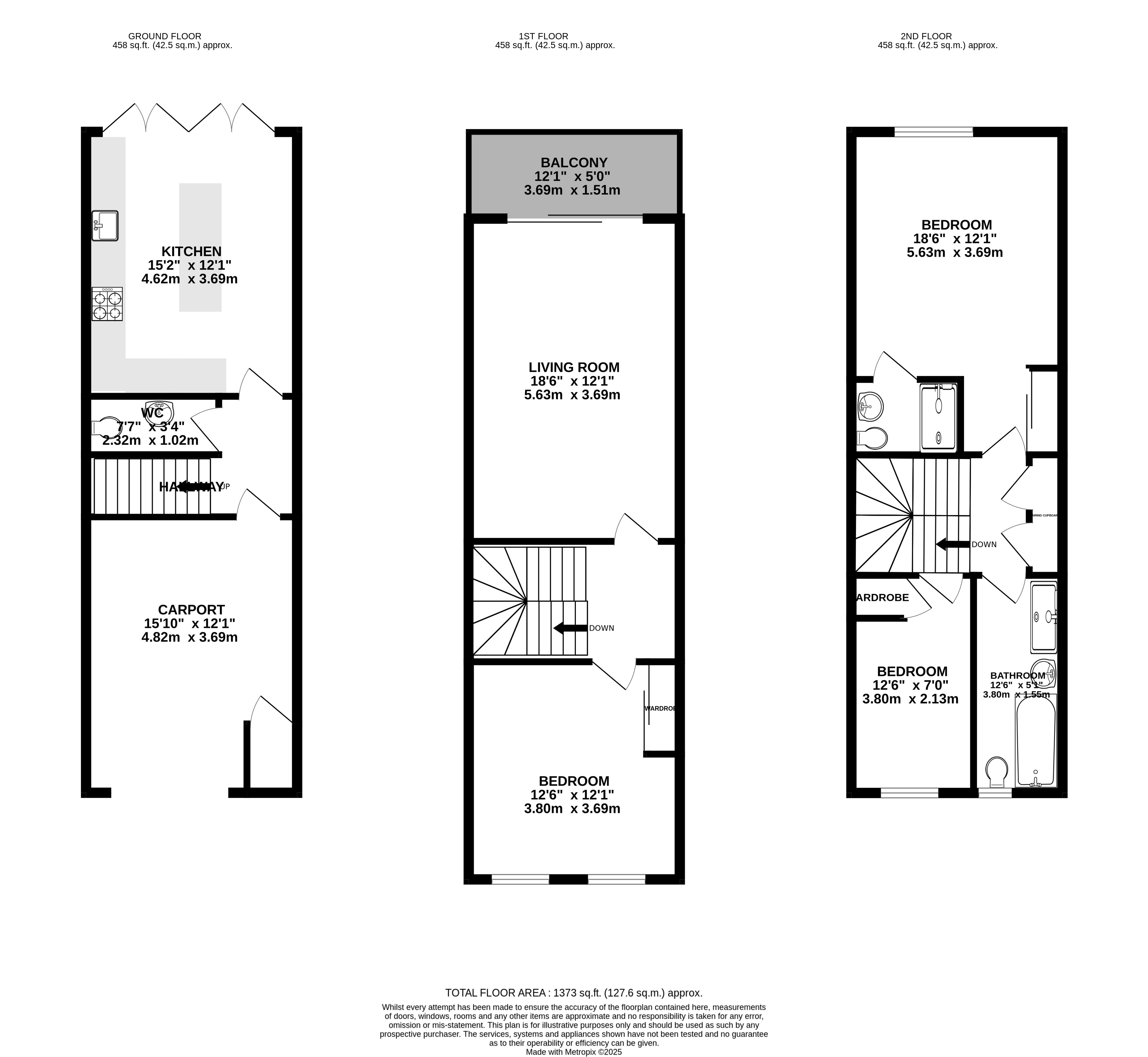 19, Newlyn Way, Portsmouth floorplan