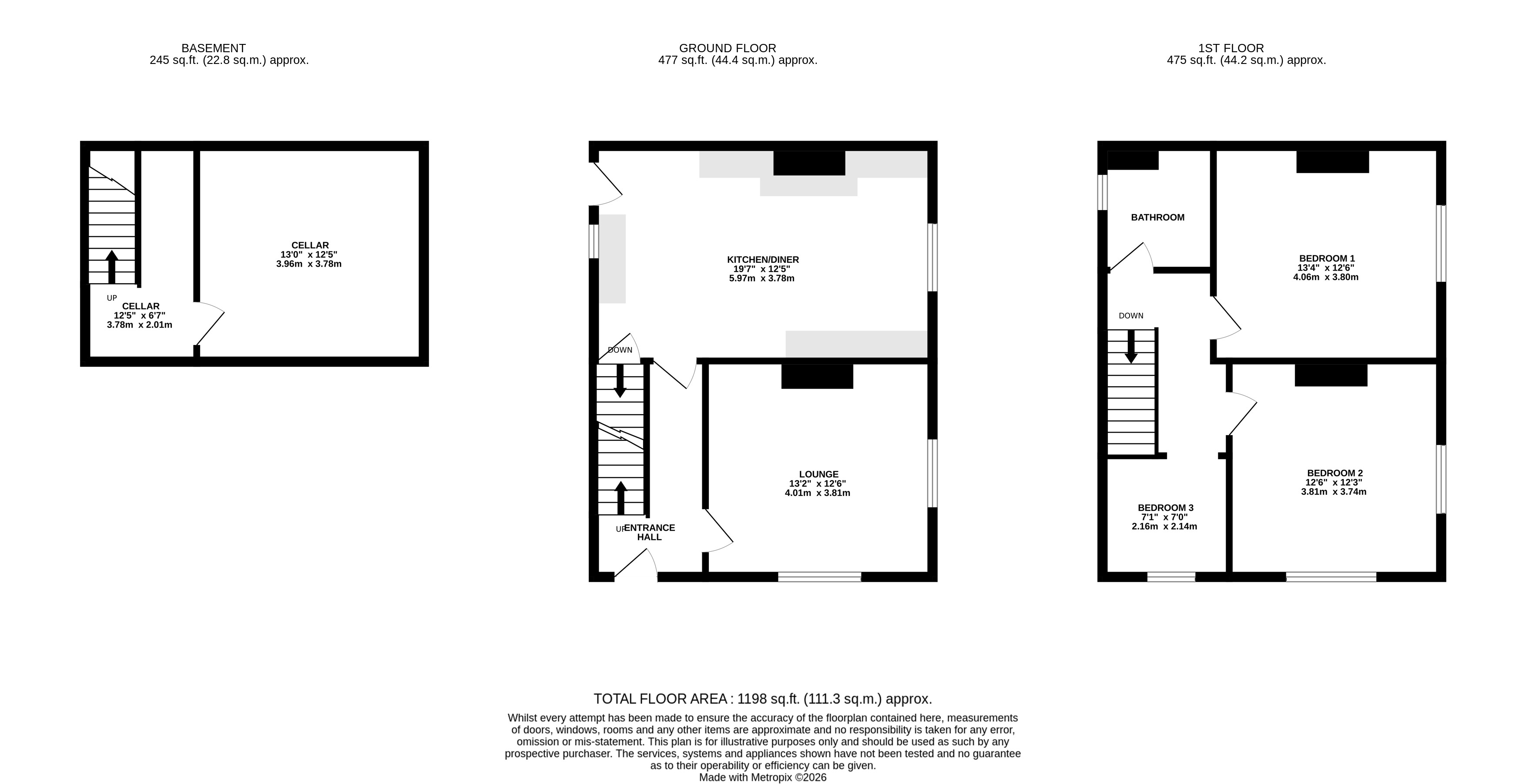 Laburnum Street, Pudsey floorplan