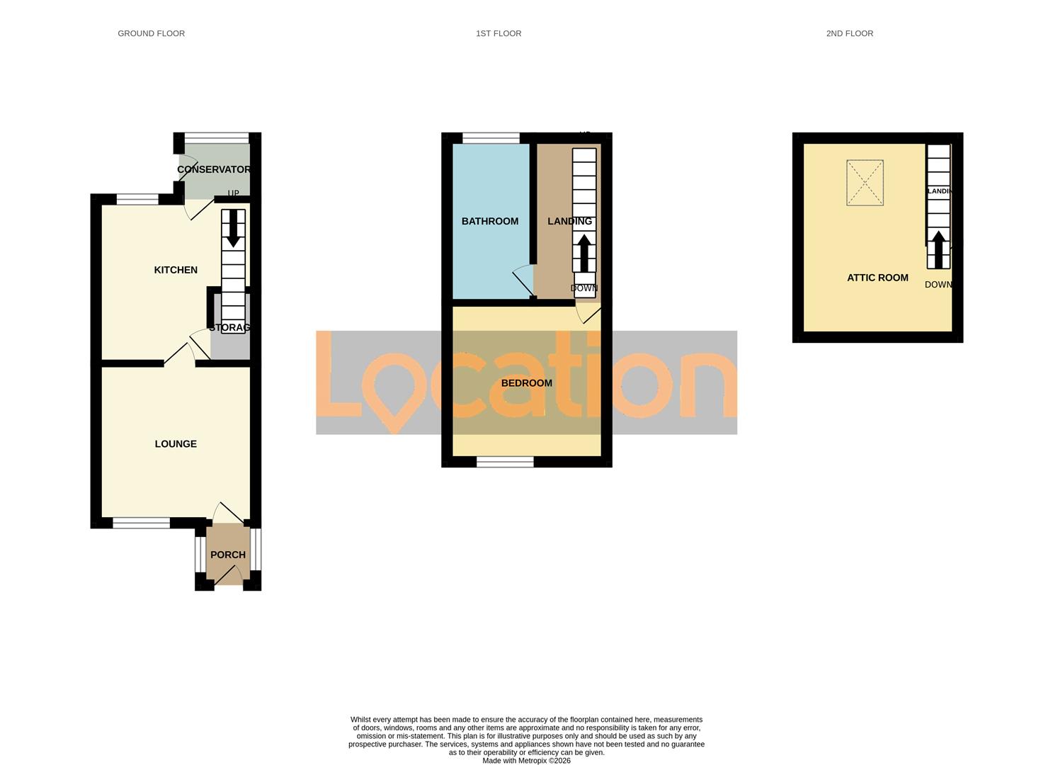 44, Albert Street, Mansfield floorplan