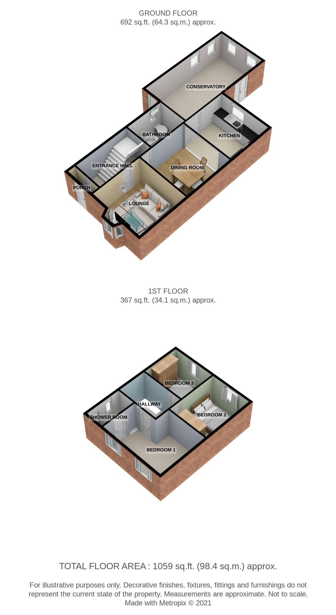 296, St Marys Lane, Essex floorplan