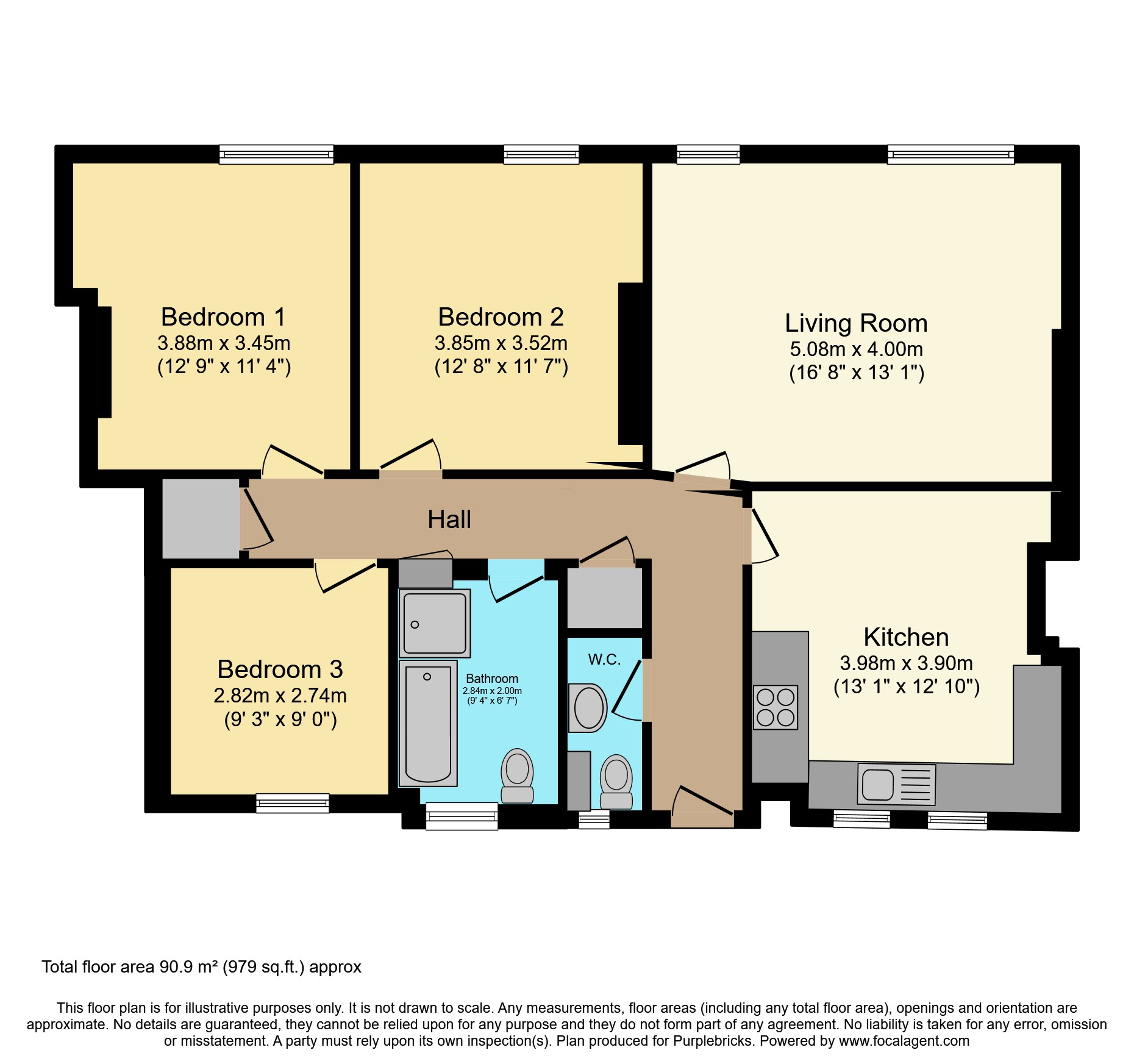 5 Edward Mann Close West, Pitsea Street, London floorplan