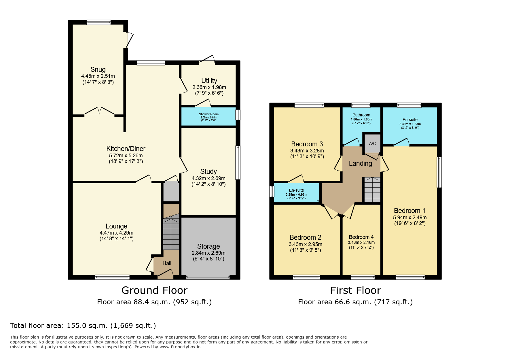 2 Barton Close, Leicester floorplan