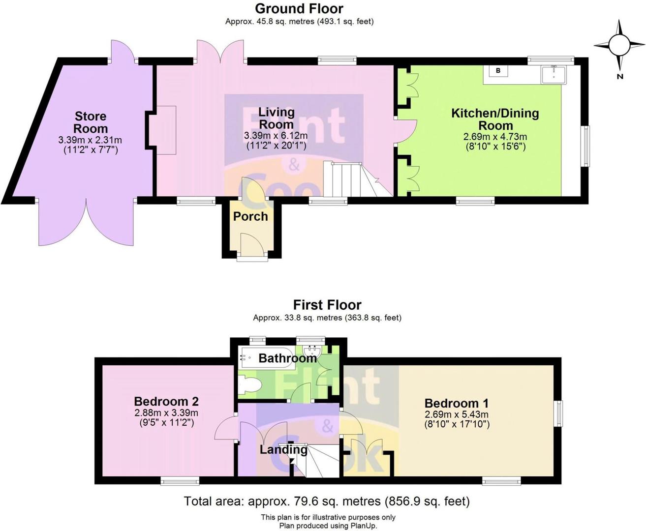The Forge, 37 Walkers Green, Hereford floorplan