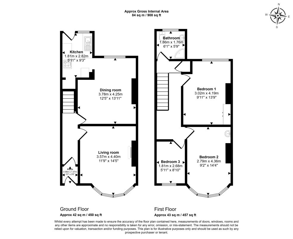 5, Leckhampton Road, Blackpool floorplan