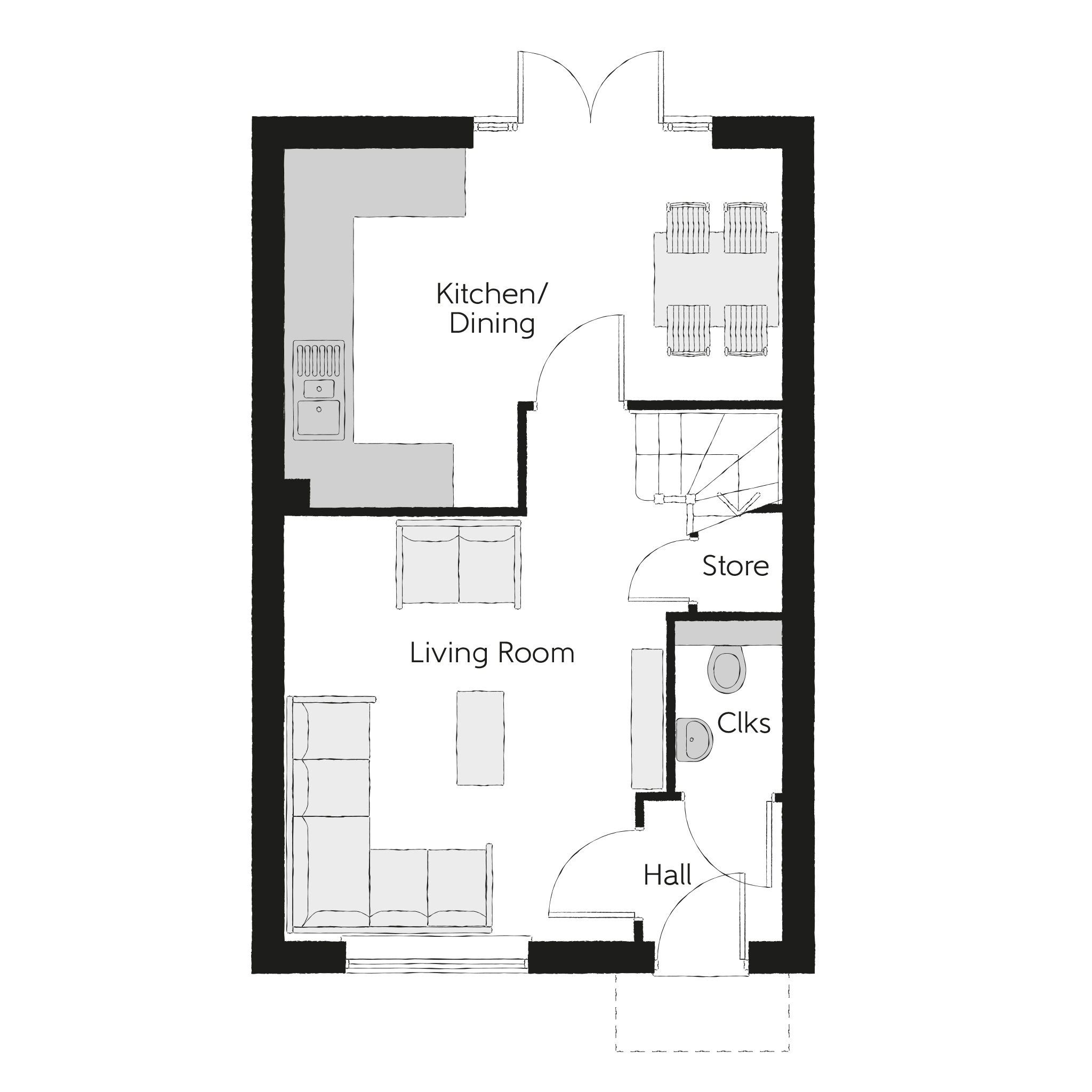 44, Holt Road, Wrexham floorplan
