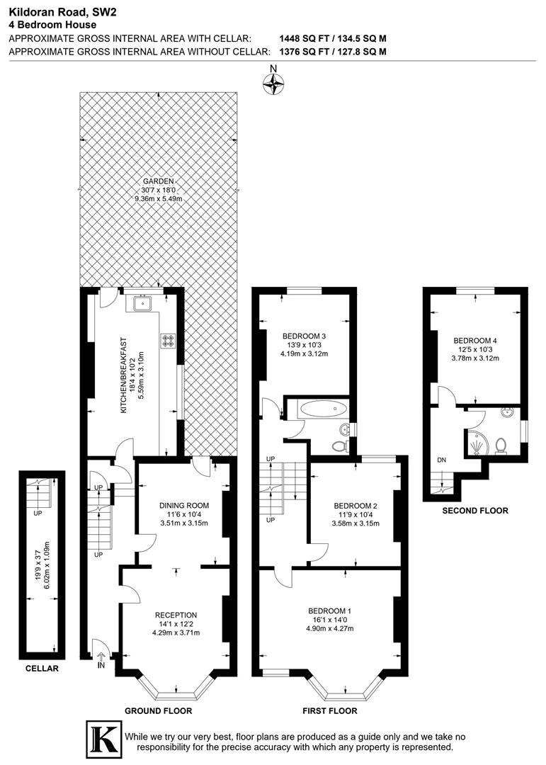 24, Kildoran Road, London floorplan
