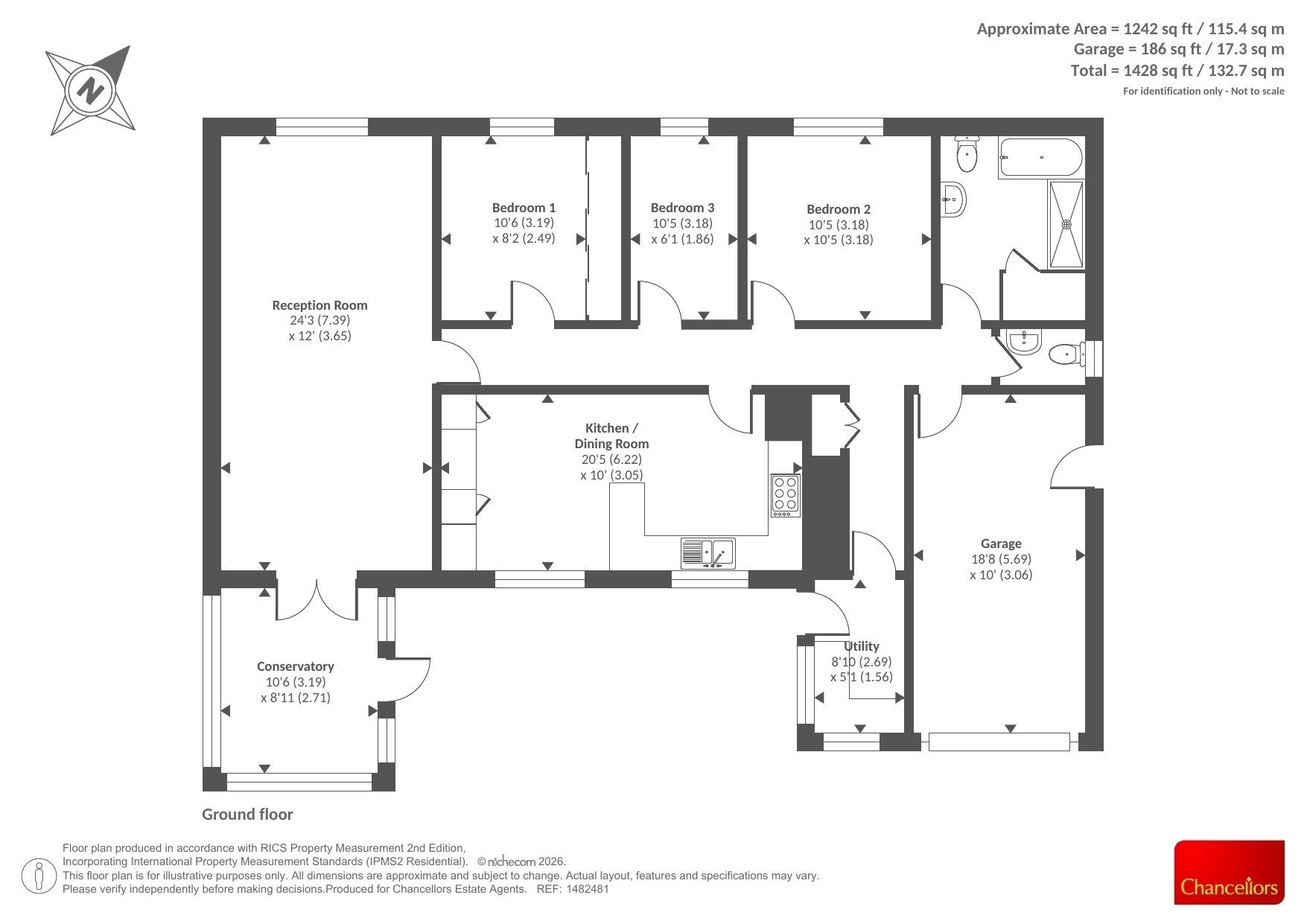 Cwm Hill,, Old Radnor, Powys floorplan