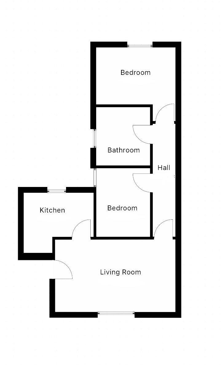 74 Merritt Flats, Paignton floorplan