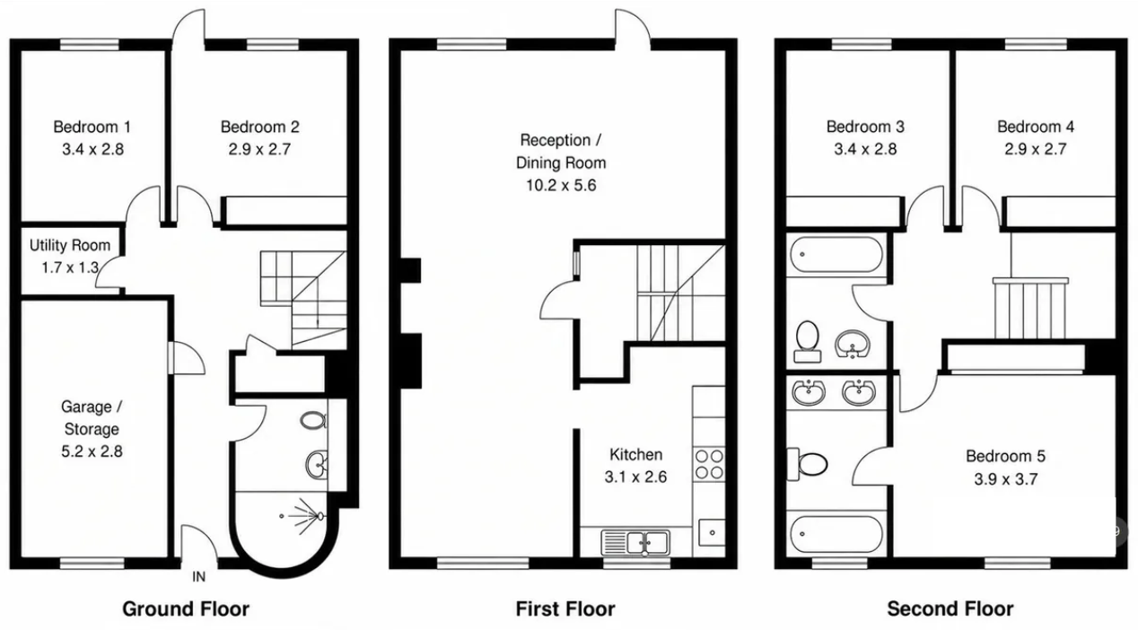 Harben Road, London floorplan