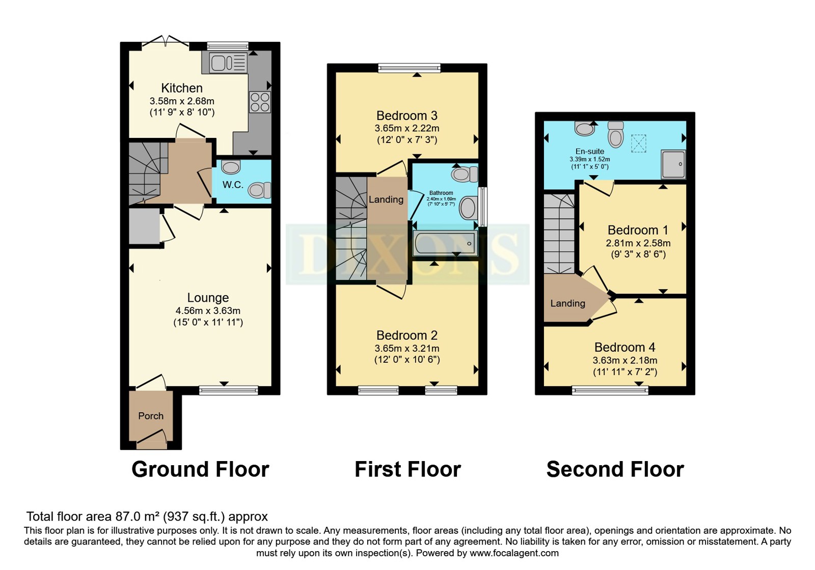 84, Ward Street, West Midlands floorplan