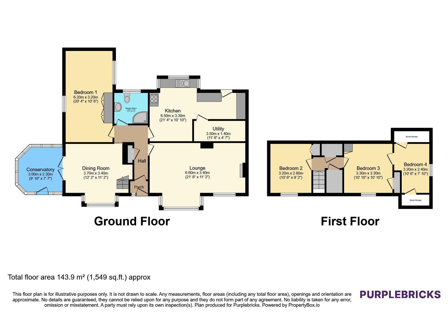 Manor Road, Chesterfield floorplan