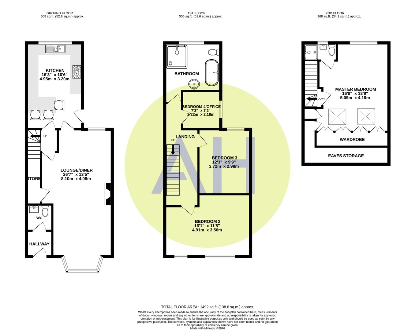 75, Hope Road, Sale floorplan