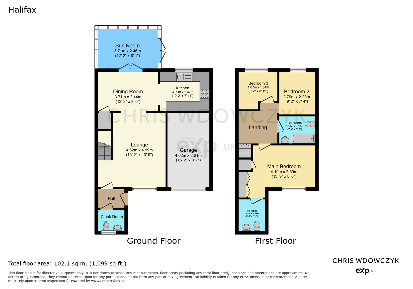 14, Oakwood Gardens, Halifax floorplan