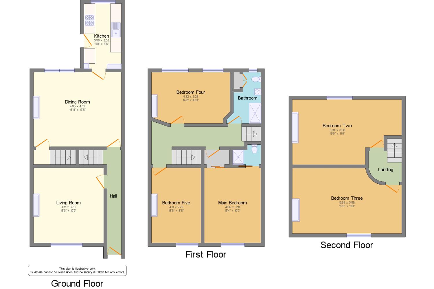 Crookesmoor Road, Sheffield, South Yorkshire S6, 5 bedroom terraced