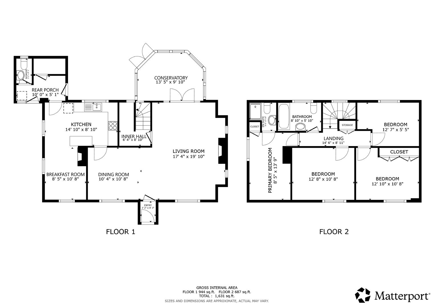 Westwinds, 64, Fontygary Road, Barry floorplan