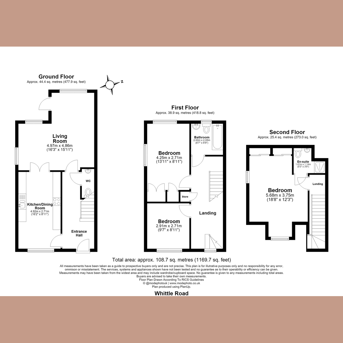 16, Whittle Road, Basildon floorplan
