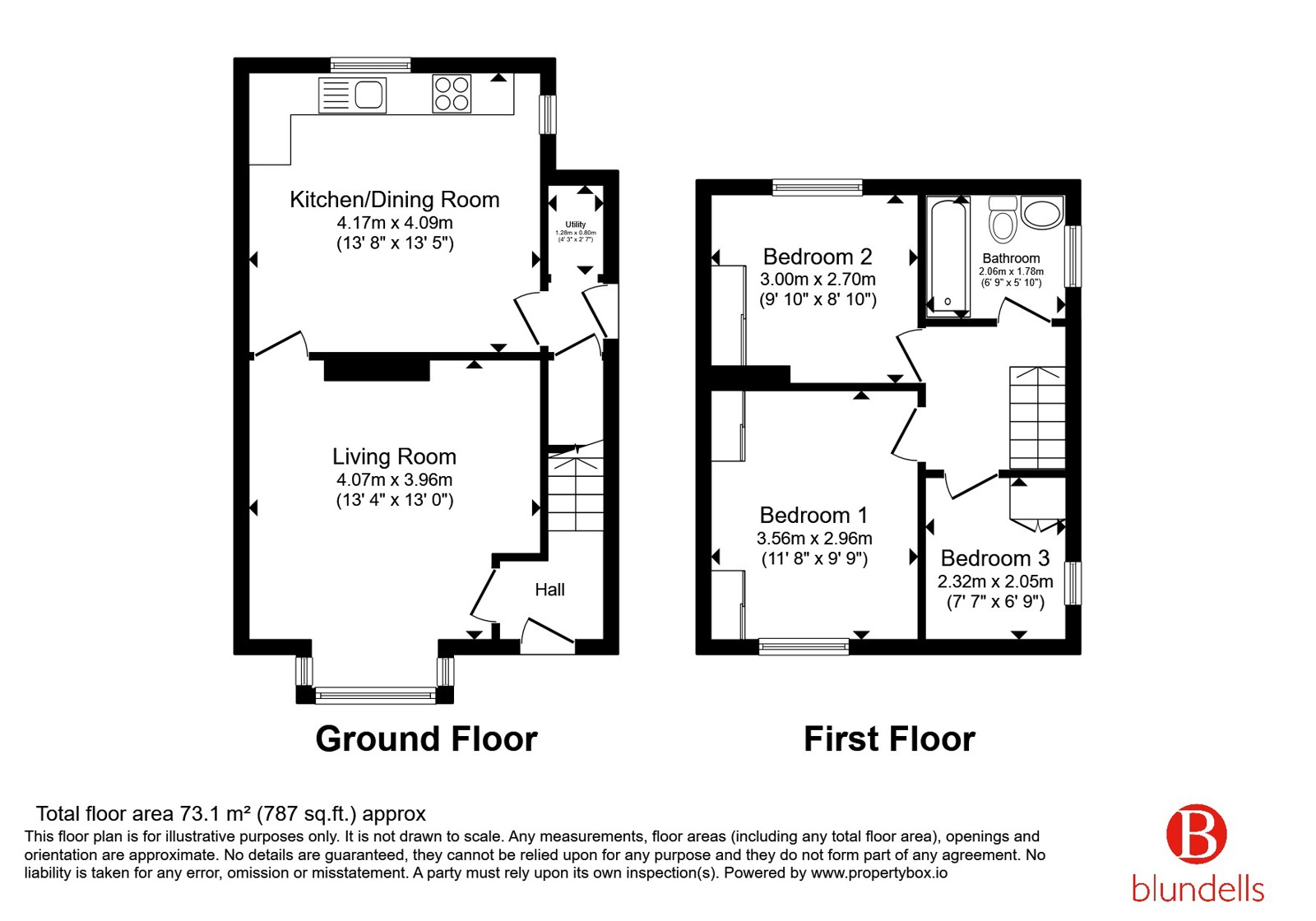 172, Upper Wortley Road, South Yorkshire floorplan