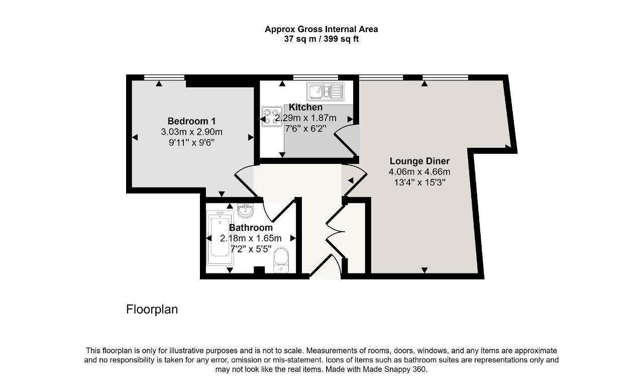 Apartment 11, Cwrt Brenin, Mill Street, Pontypridd floorplan