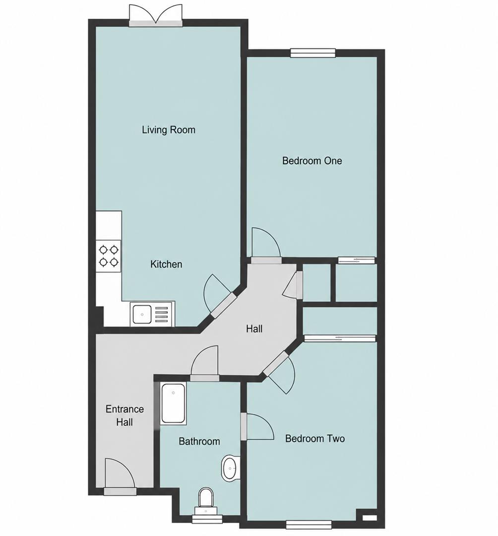 2 The Gables, Plains Road, Nottingham floorplan