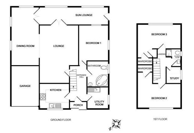 5, East Cliff Close, Dawlish floorplan