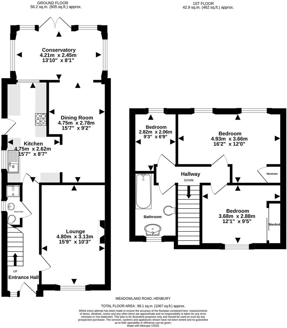 66, Meadowland Road, Bristol floorplan