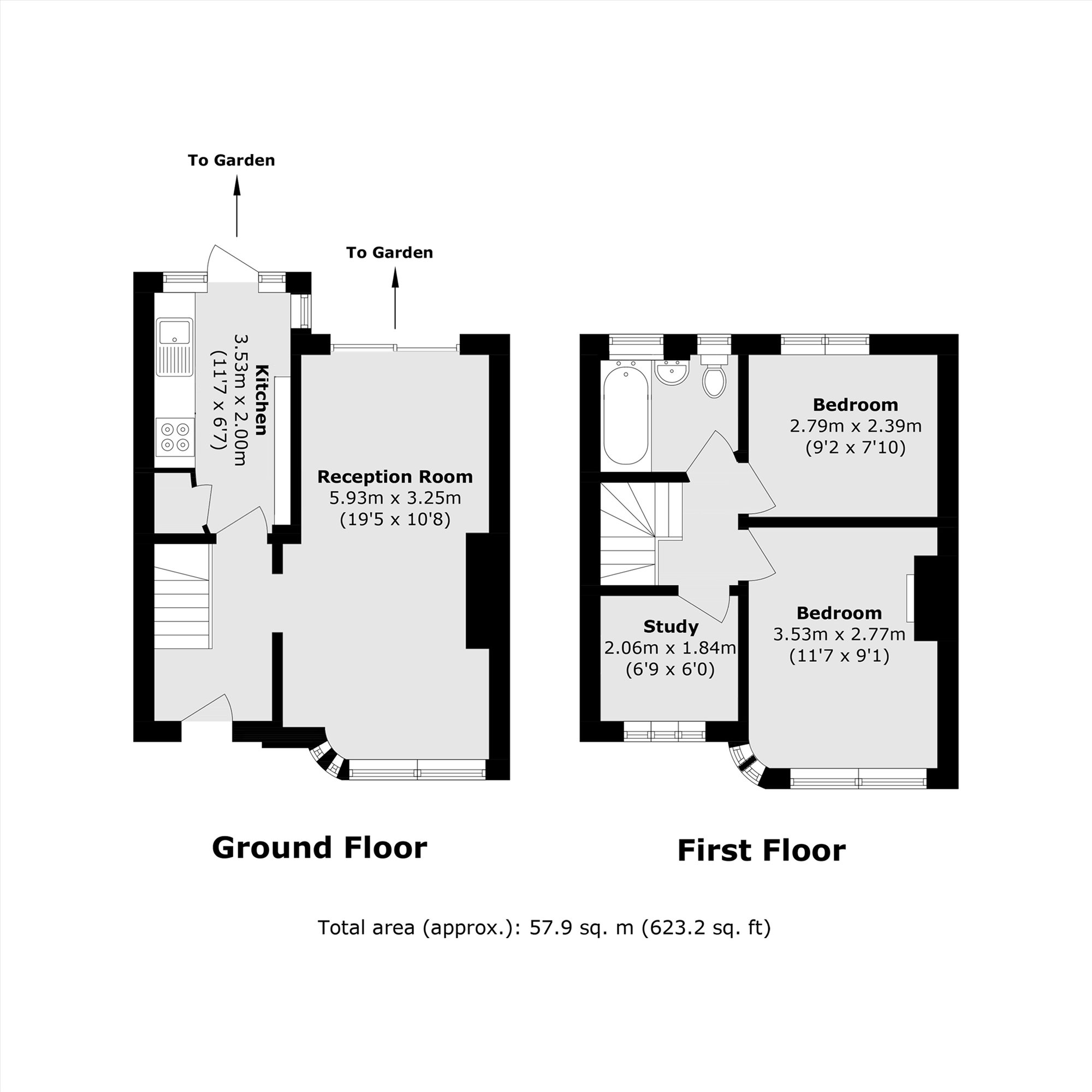 133, Woodhouse Avenue, Greenford floorplan