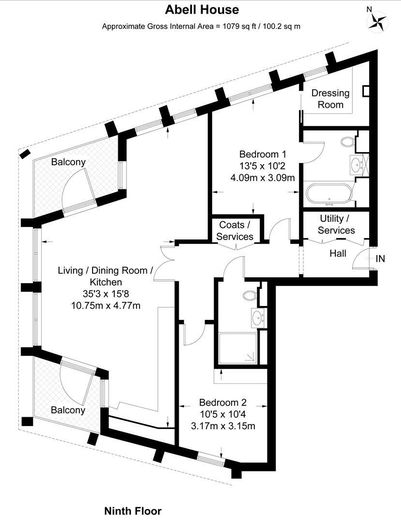 Abell House, 31, John Islip Street, Westminster, London floorplan