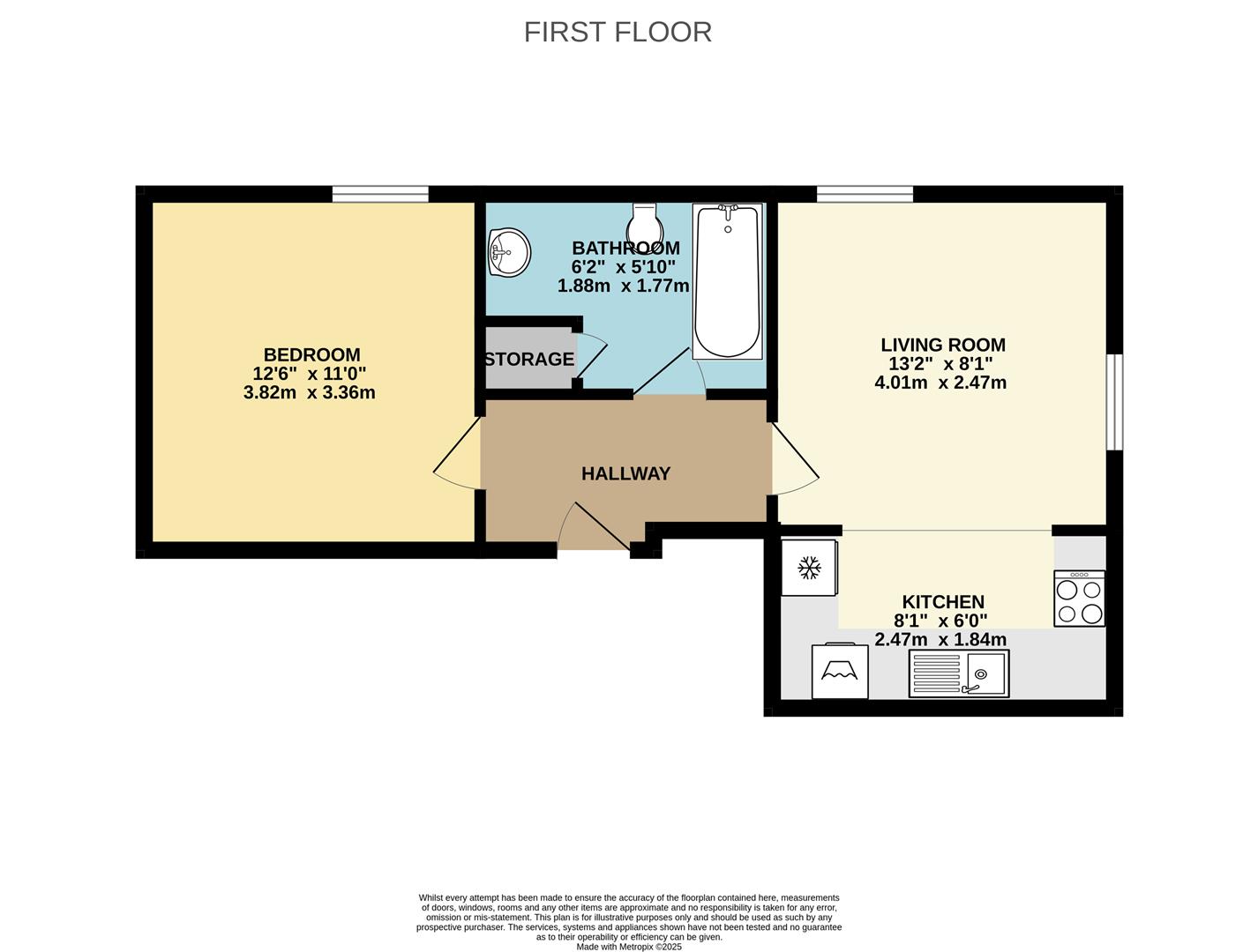 Flat 4, Downford House, George Street, Hailsham floorplan