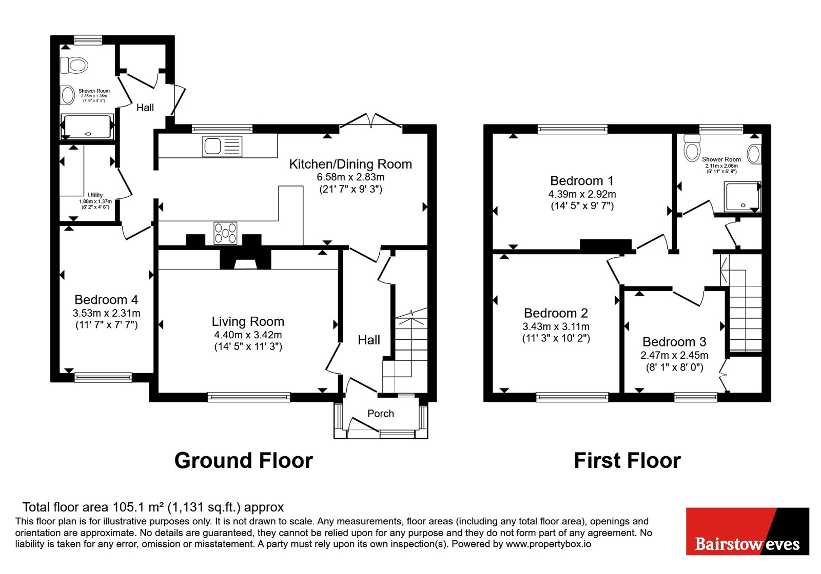 87, Clockmill Road, West Midlands floorplan
