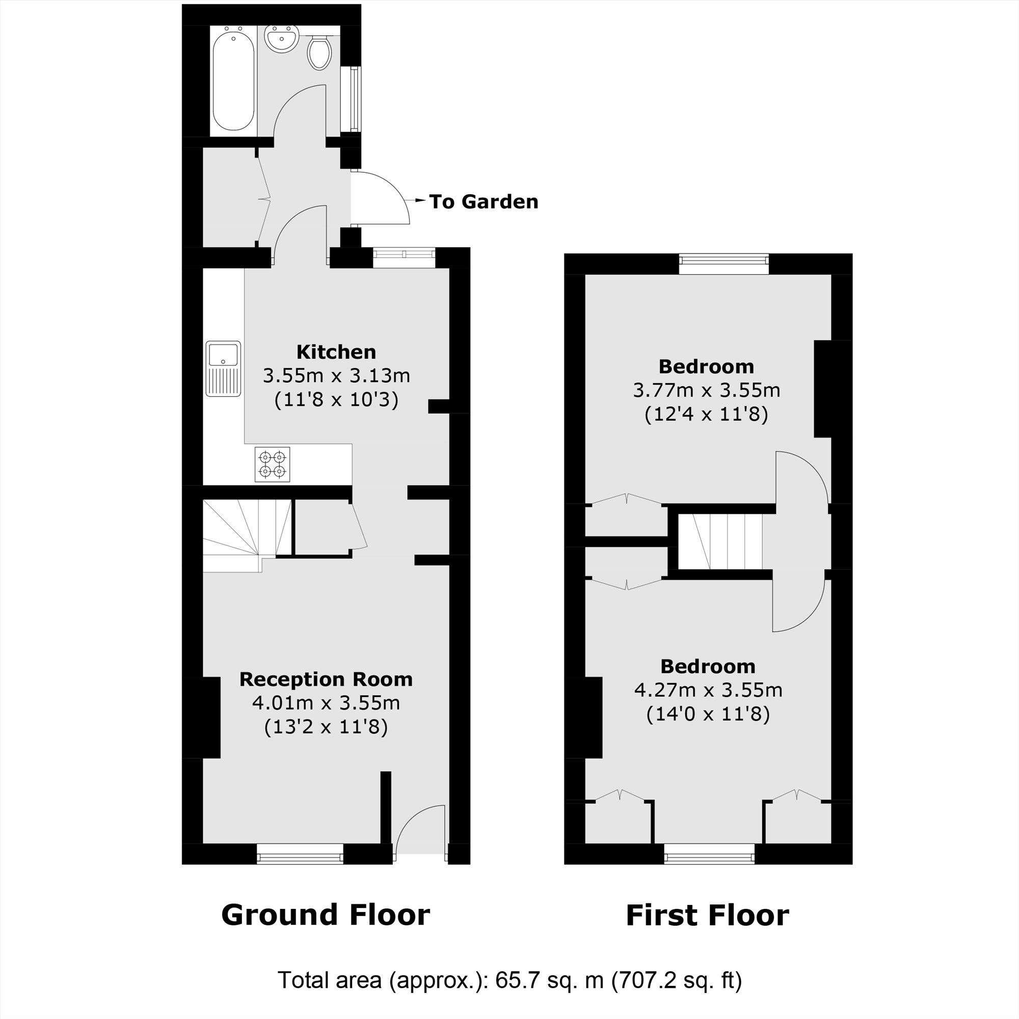 32, Darcy Road, London floorplan