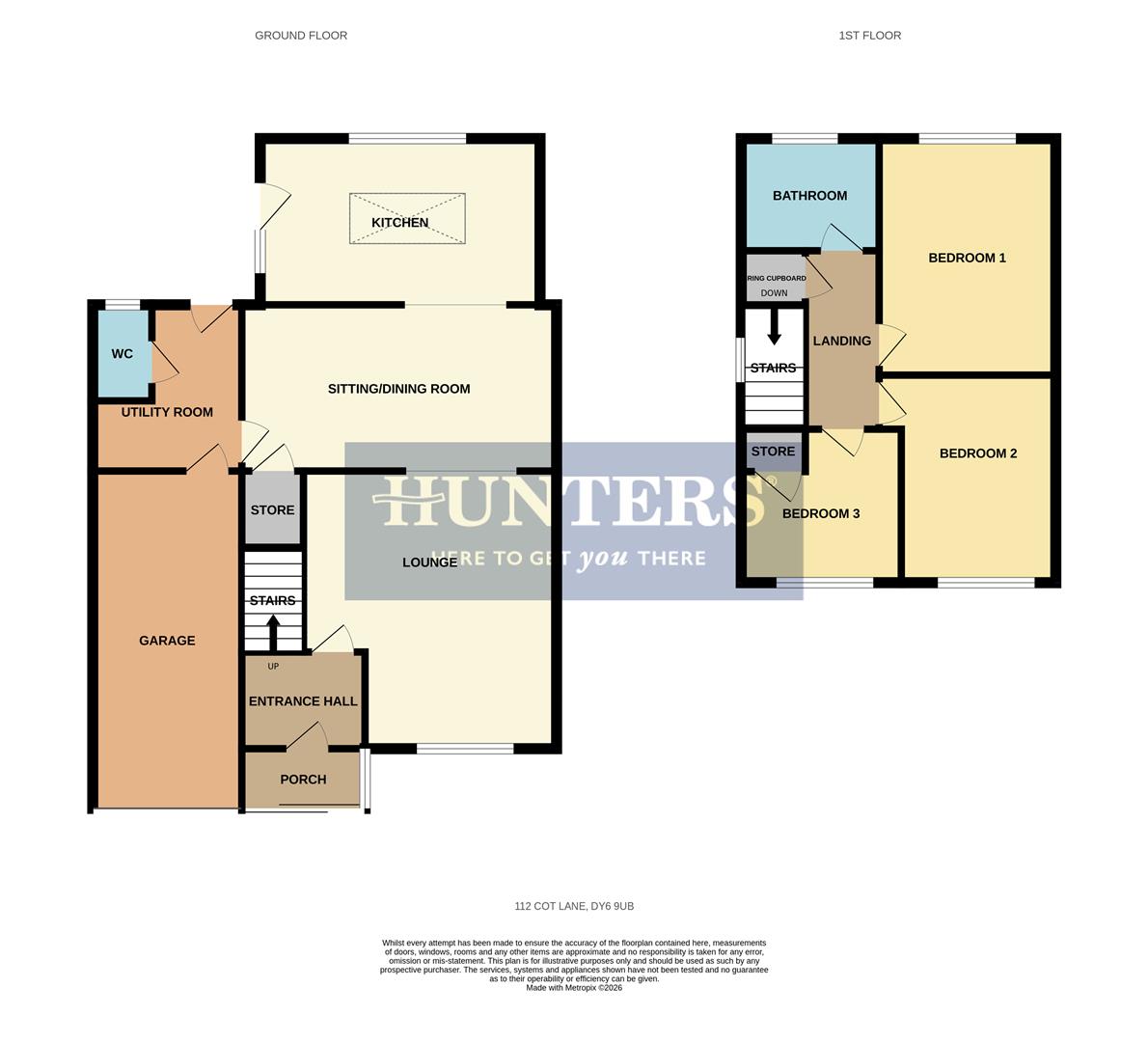 112, Cot Lane, Kingswinford floorplan