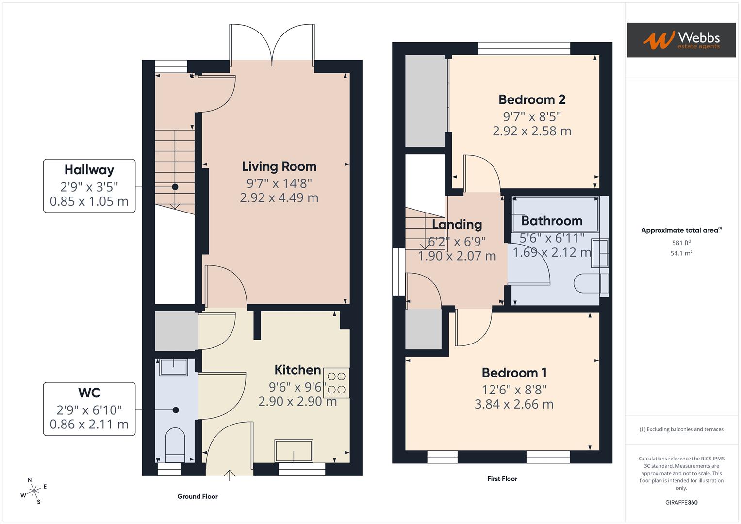 25, Hawkhurst Drive, Rugeley floorplan