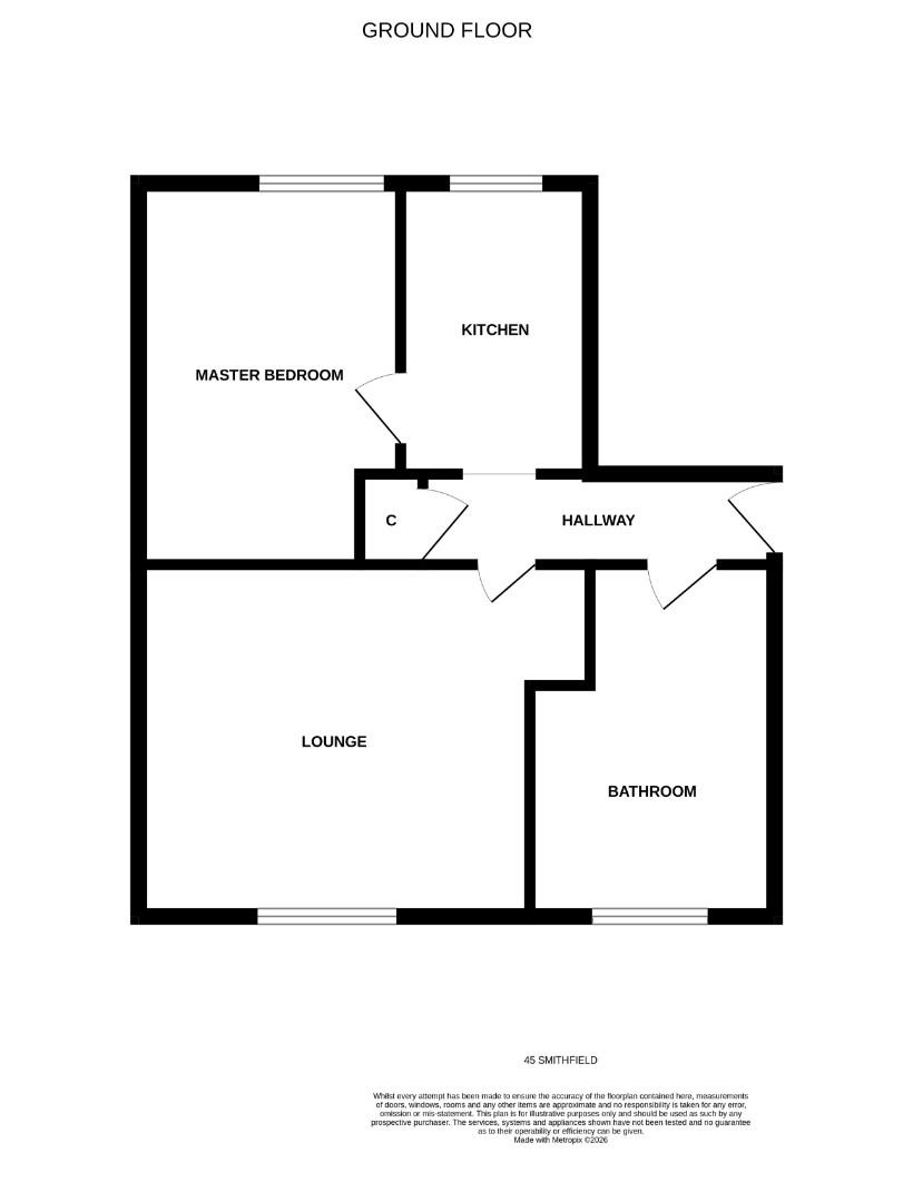 45, Smithfield Loan, Alloa floorplan