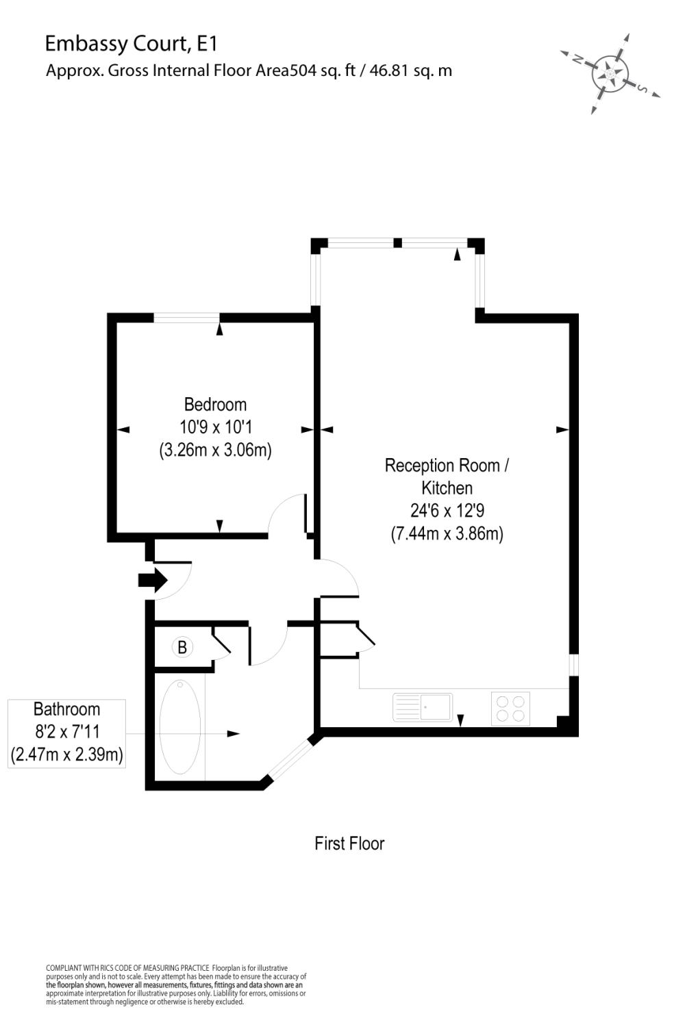 Embassy Court, London floorplan