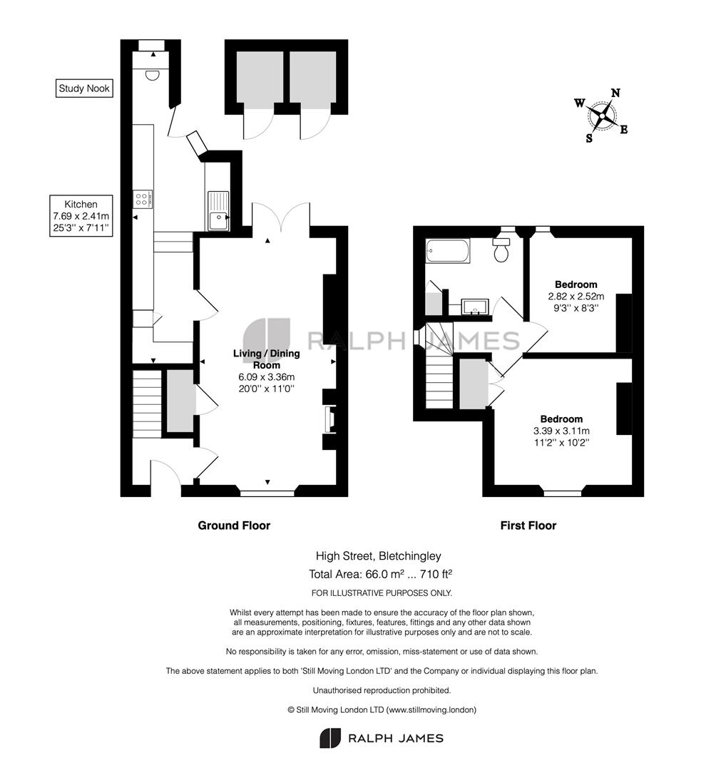 High Street, Bletchingley, Redhill RH1, 2 bedroom property for sale