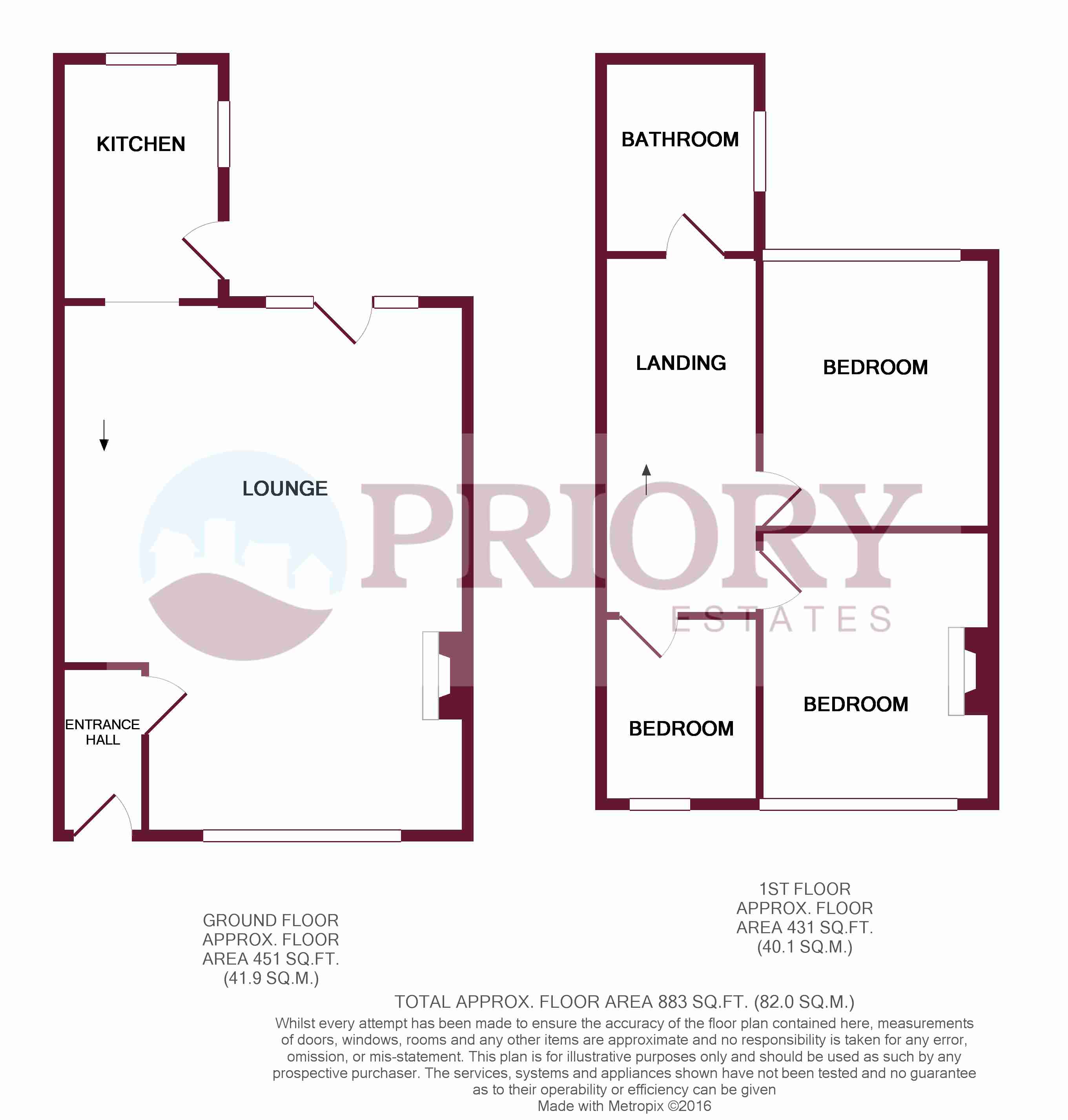 26, London Road, Clacton On Sea floorplan