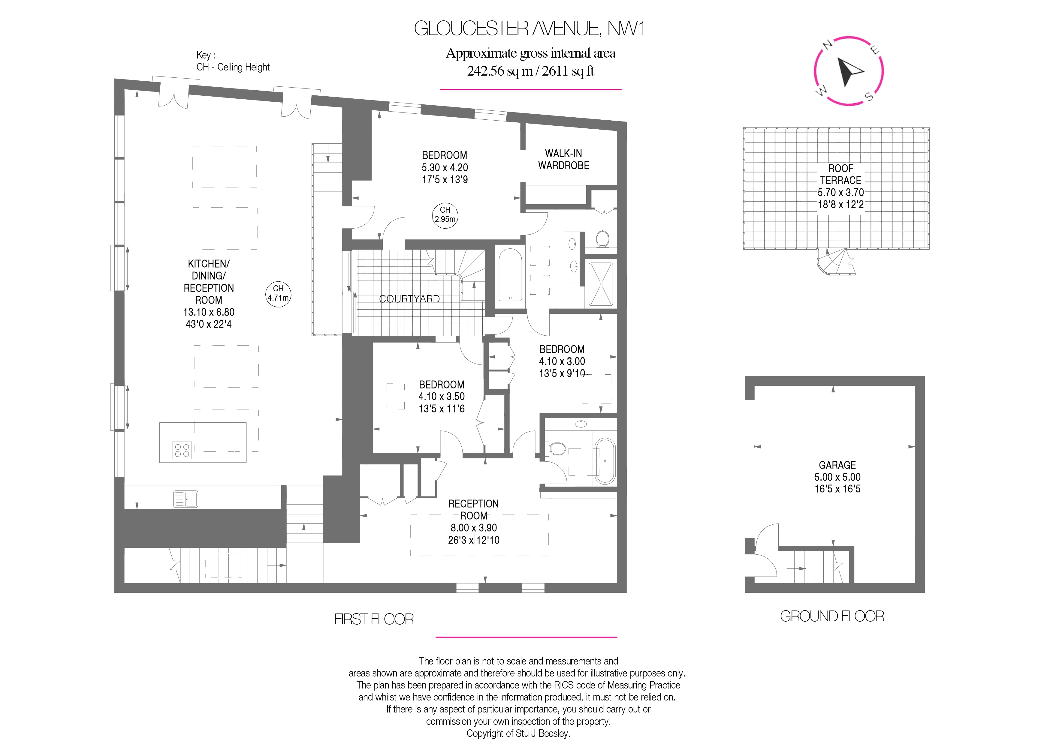 Loft 2, 122a, Gloucester Avenue, London floorplan