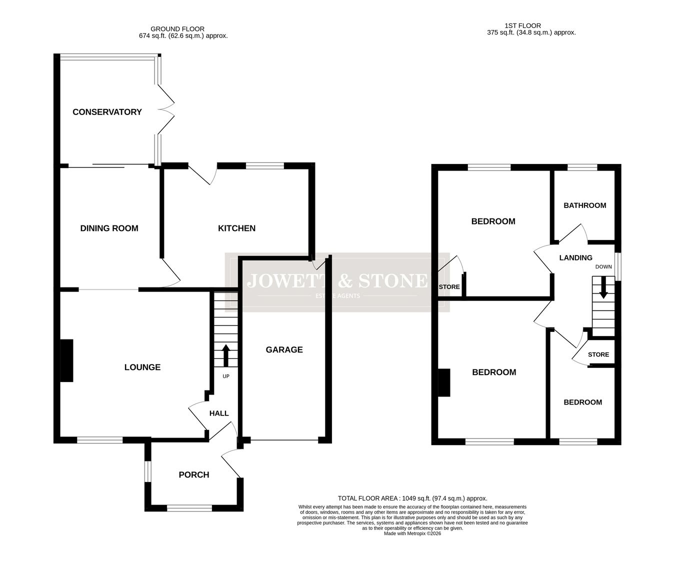 Gillam Butts, Leicester floorplan