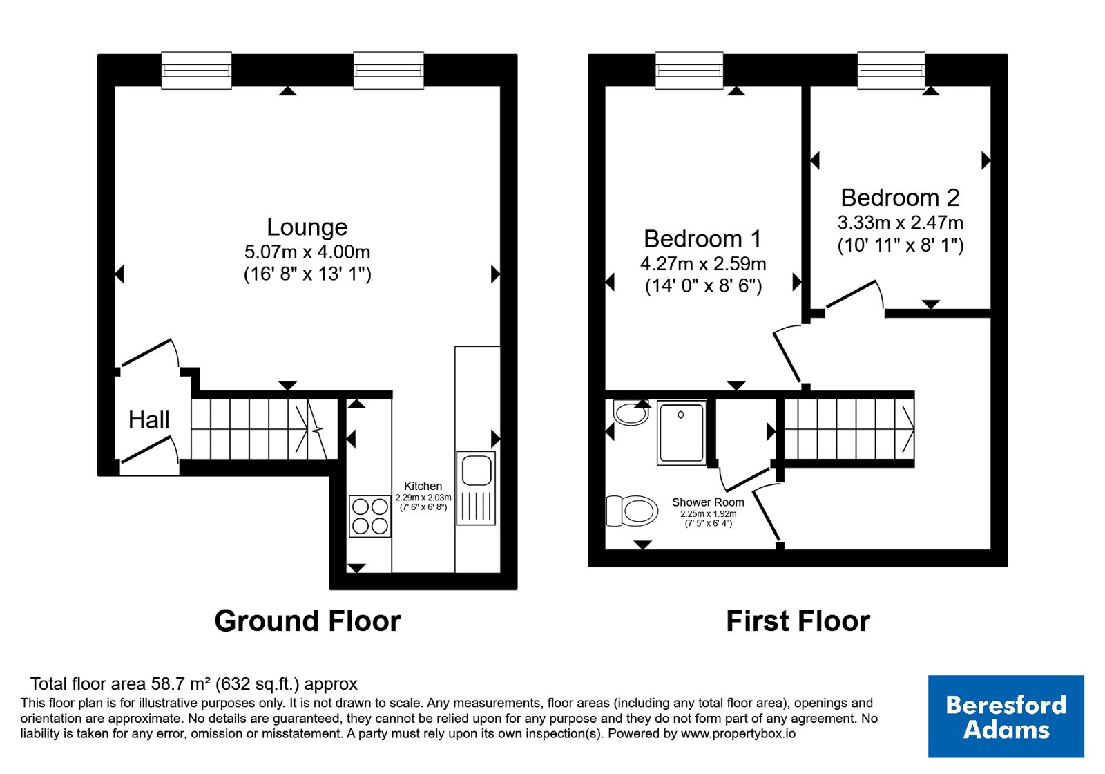 Garth Road, Gwynedd floorplan