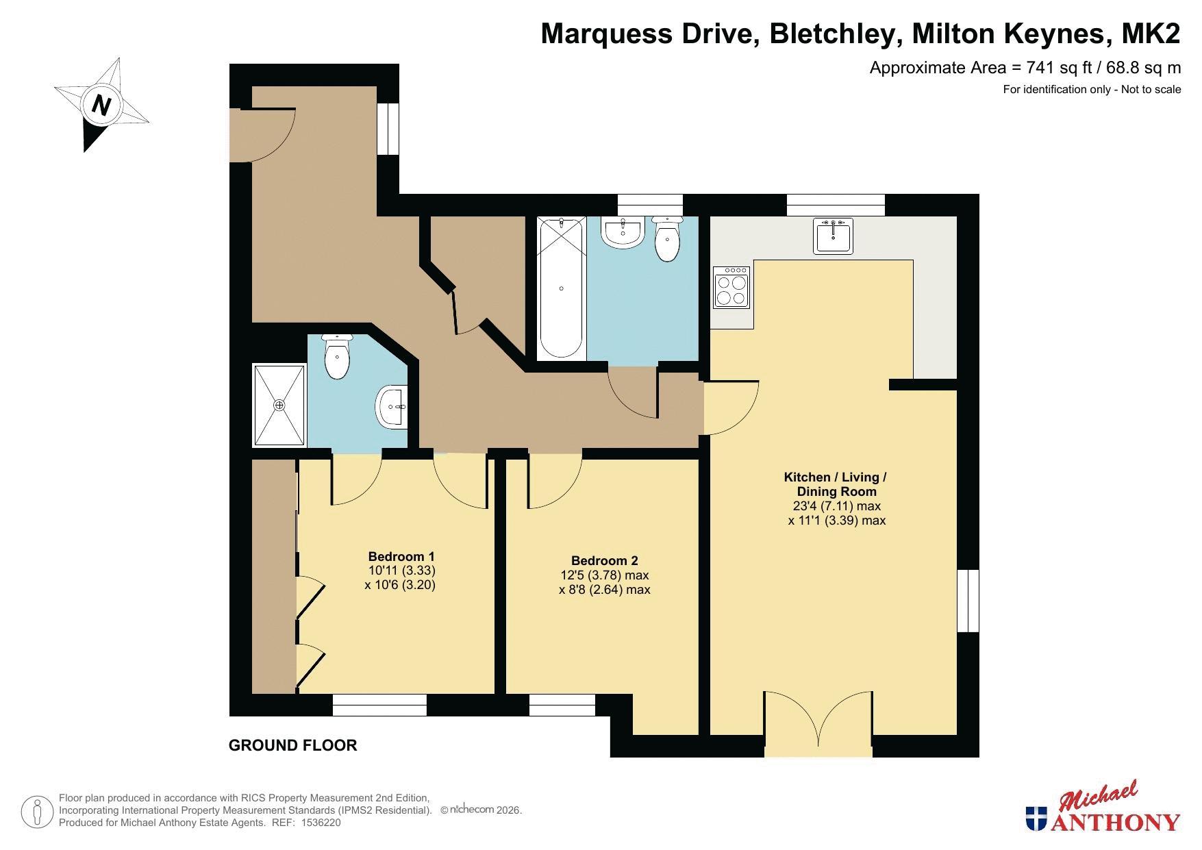 Marquess Drive, Milton Keynes floorplan
