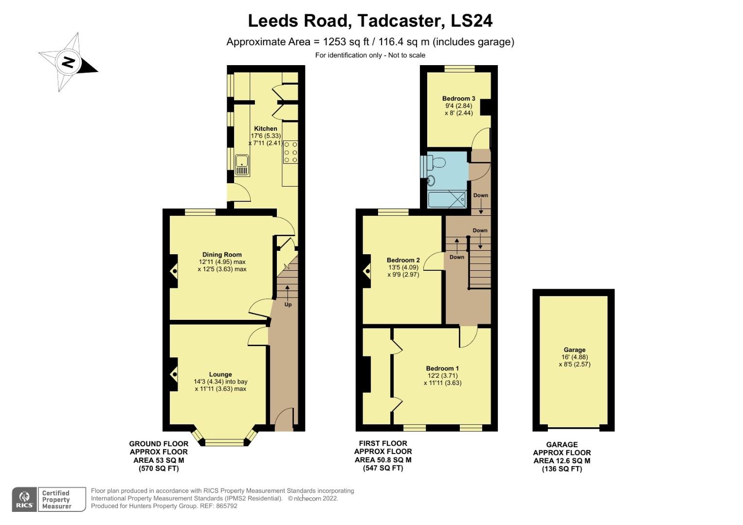 Leeds Road, Tadcaster, North Yorkshire LS24, 3 bedroom terraced house