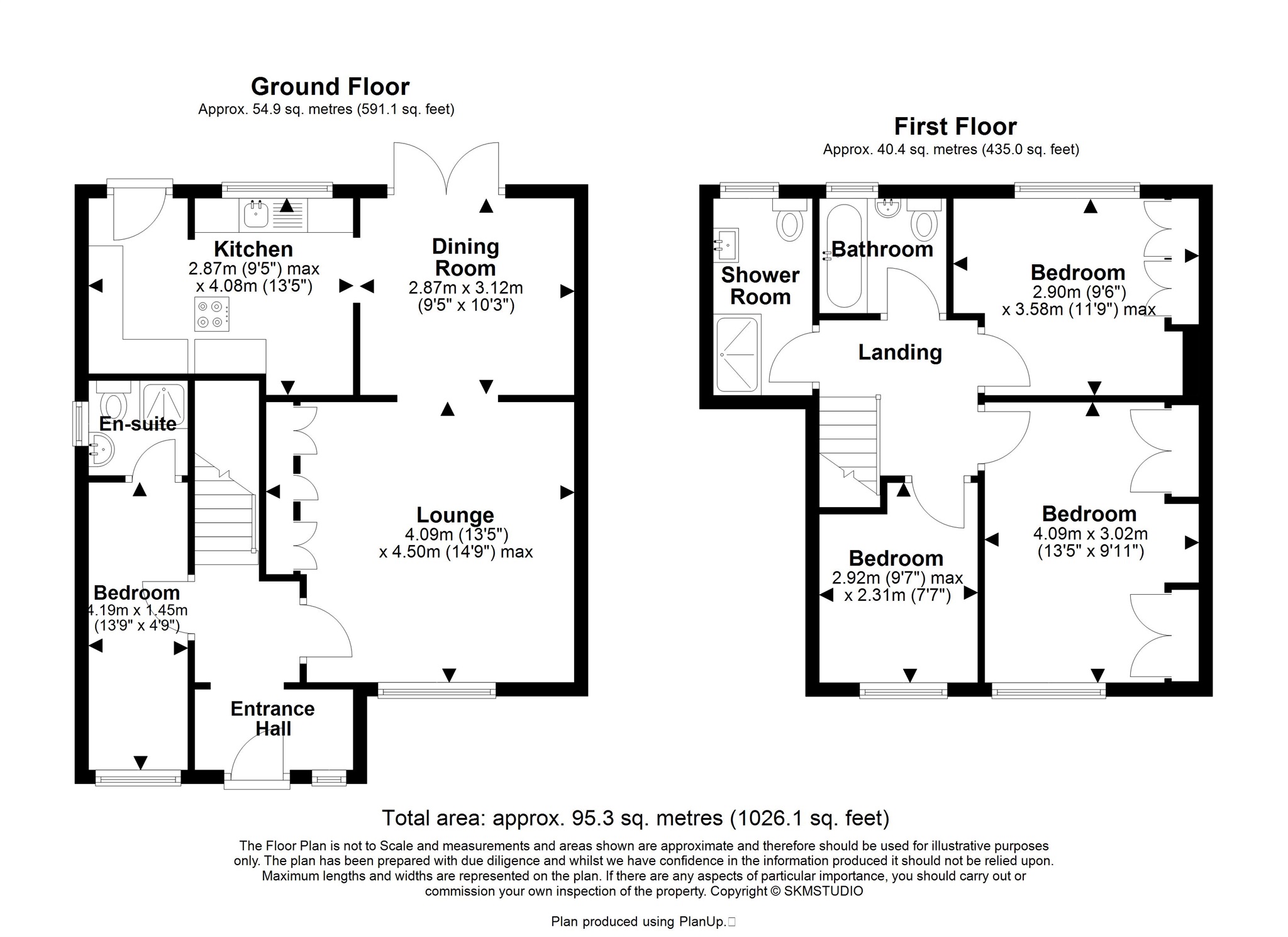 11, Manor Road, Chesham floorplan