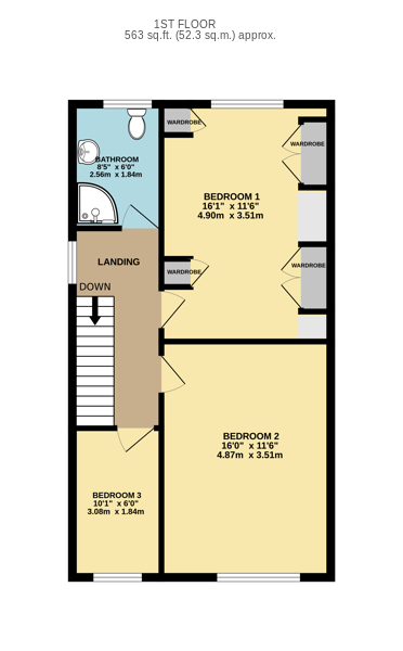 14, Cherry Tree Street, Barnsley floorplan