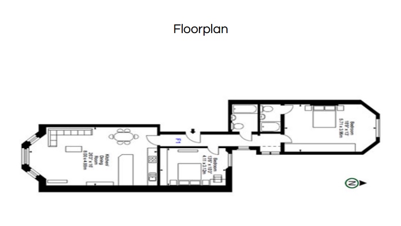 2 Bedrooms Flat to rent in Southwell Gardens, London SW7