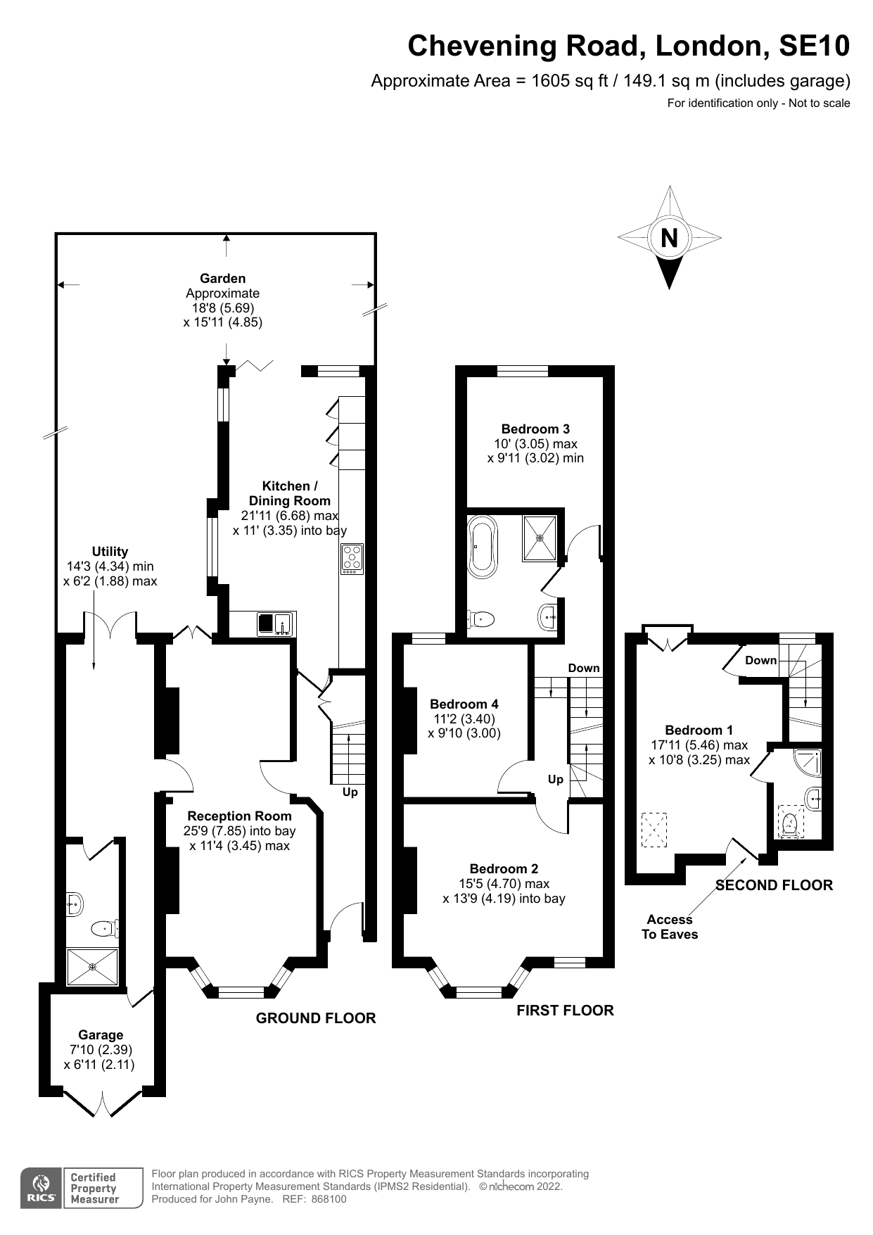 Chevening Road, London SE10, 4 bedroom end terrace house for sale