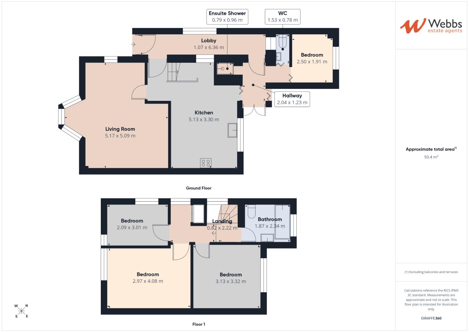 109, Brownhills Road, Cannock floorplan