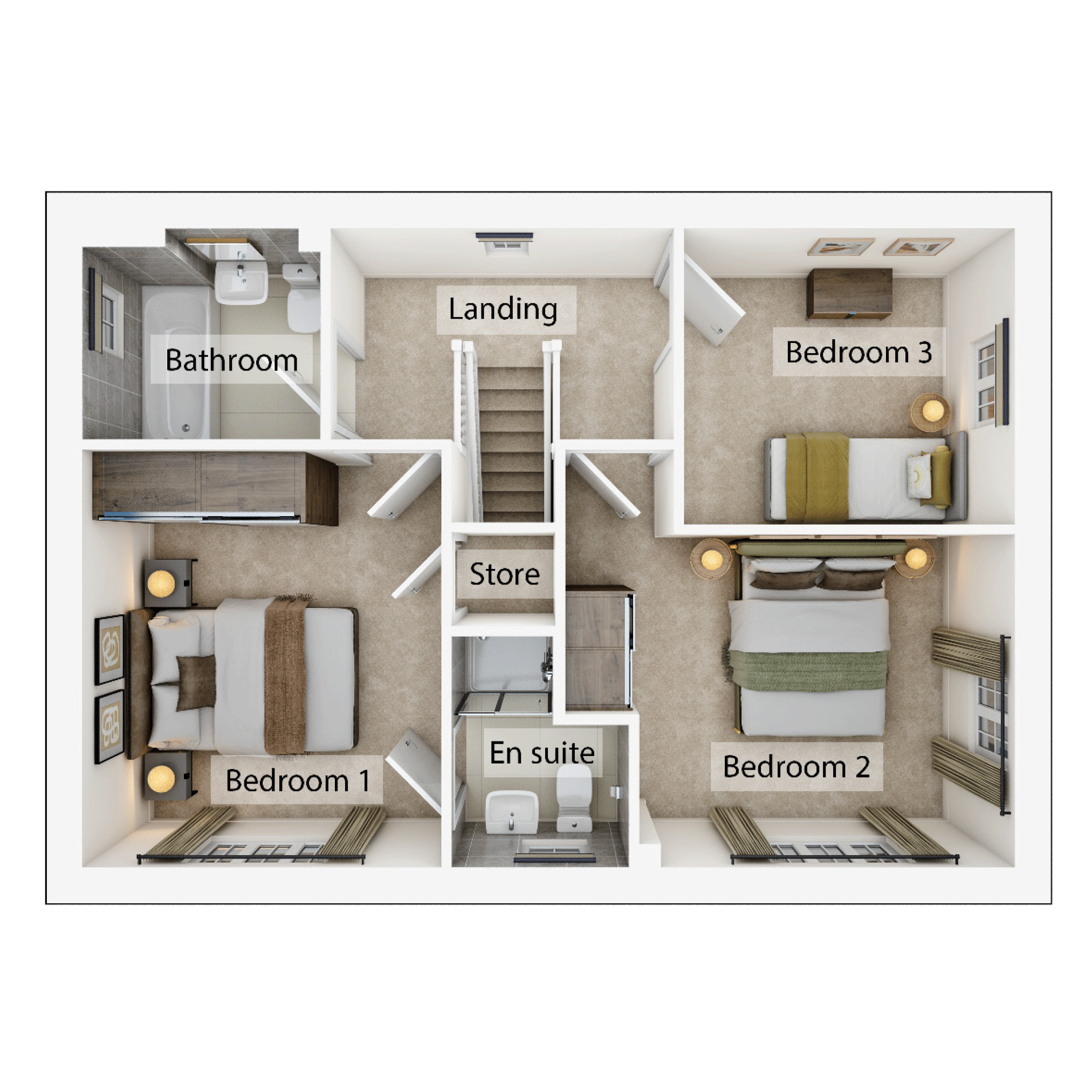 Plot 293, Northampton floorplan